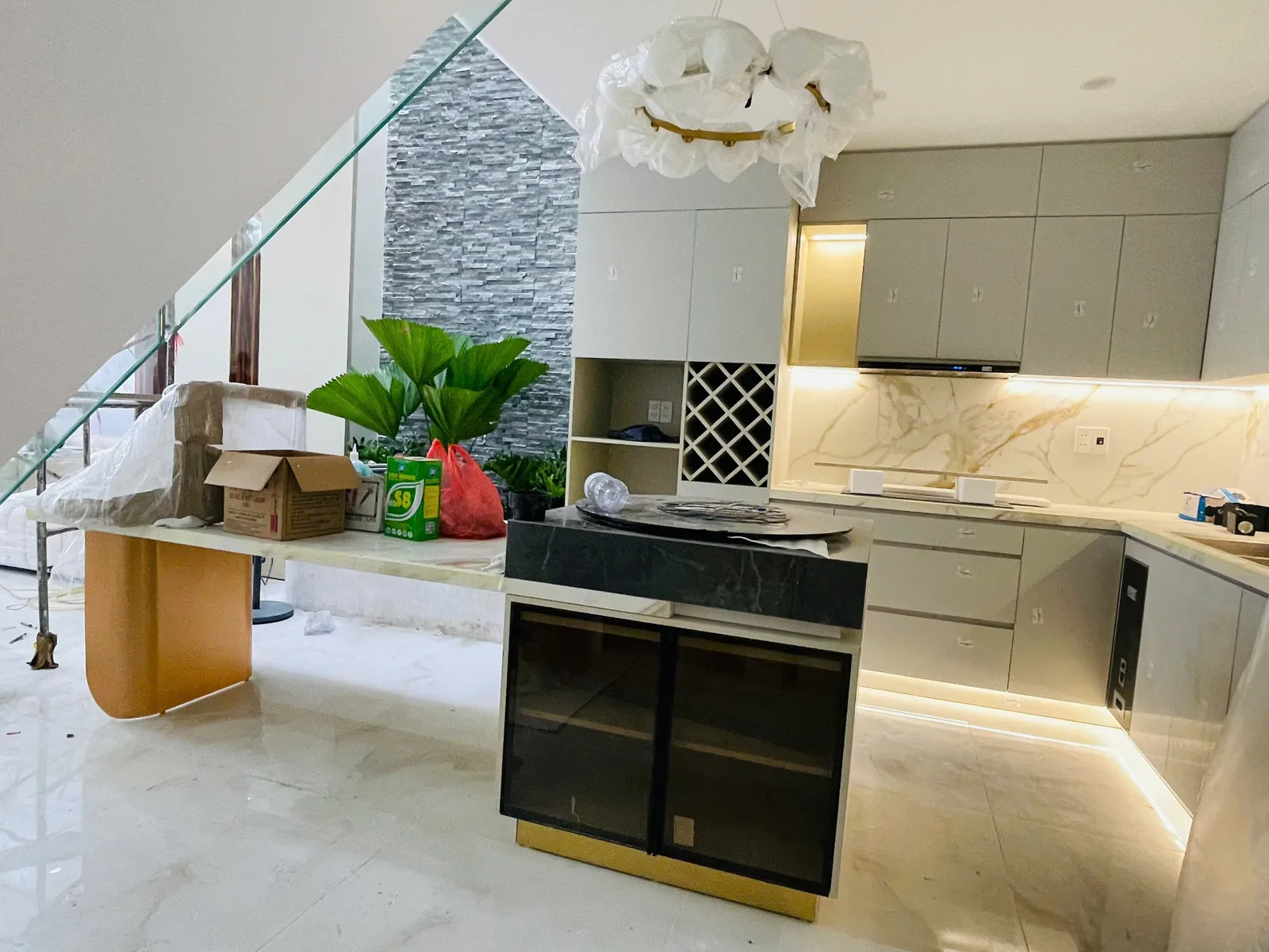 Nhà ở gia chủ chị Thu